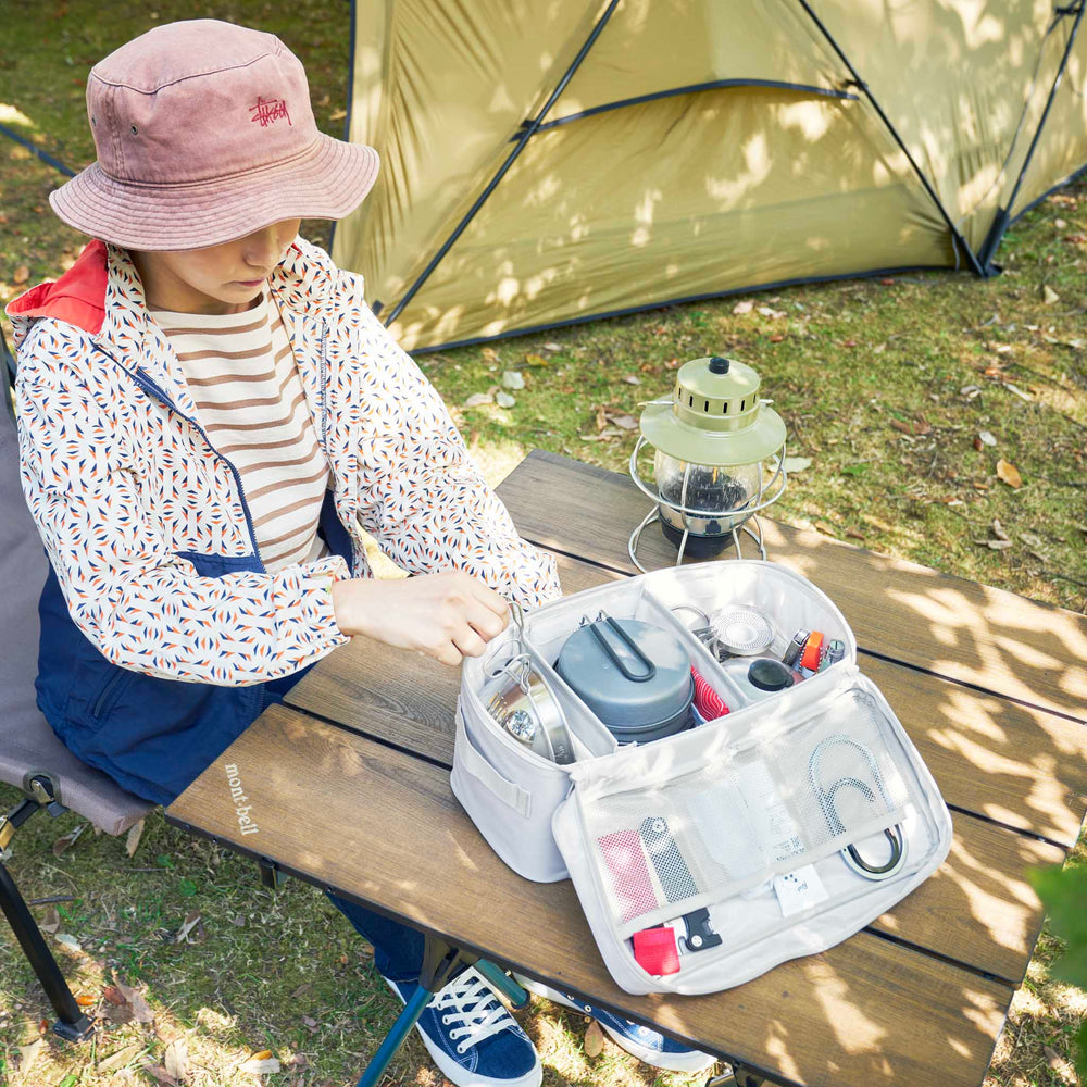 Boîte Rangement Pliable Feutre Pour 6 Tasses Et Assiettes - Organisateur Camping Avec Séparateurs