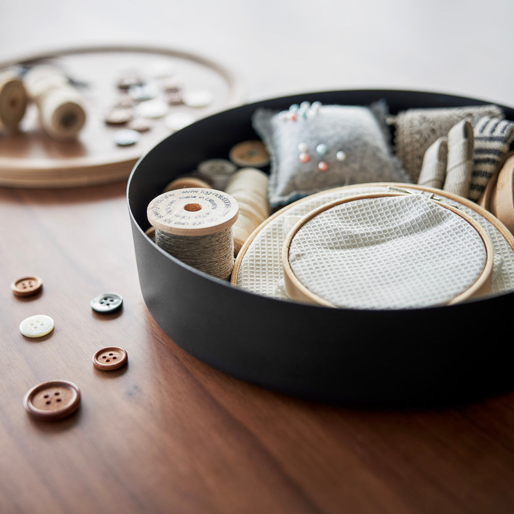 Runde Aufbewahrungsbox mit Deckel – Yamazaki Home Europe