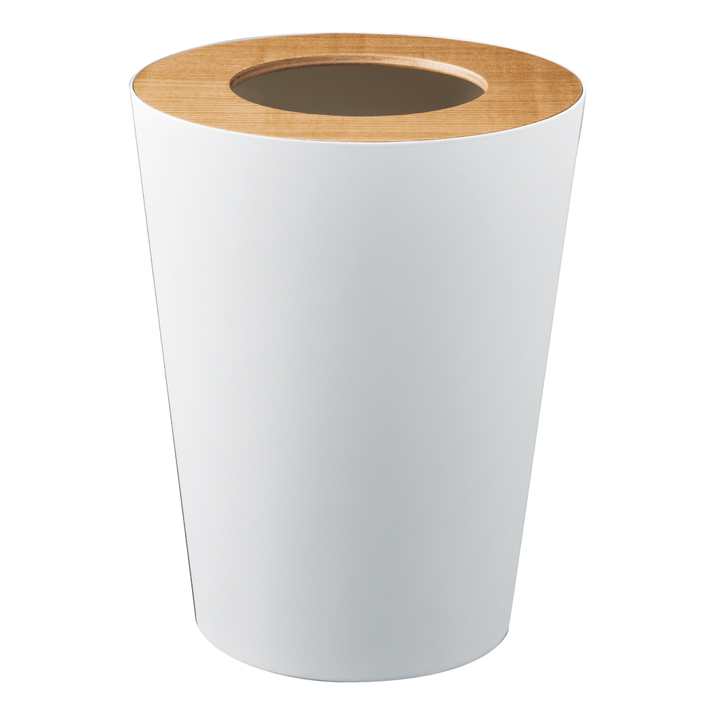 Yamazaki Home Como Trash Can - White