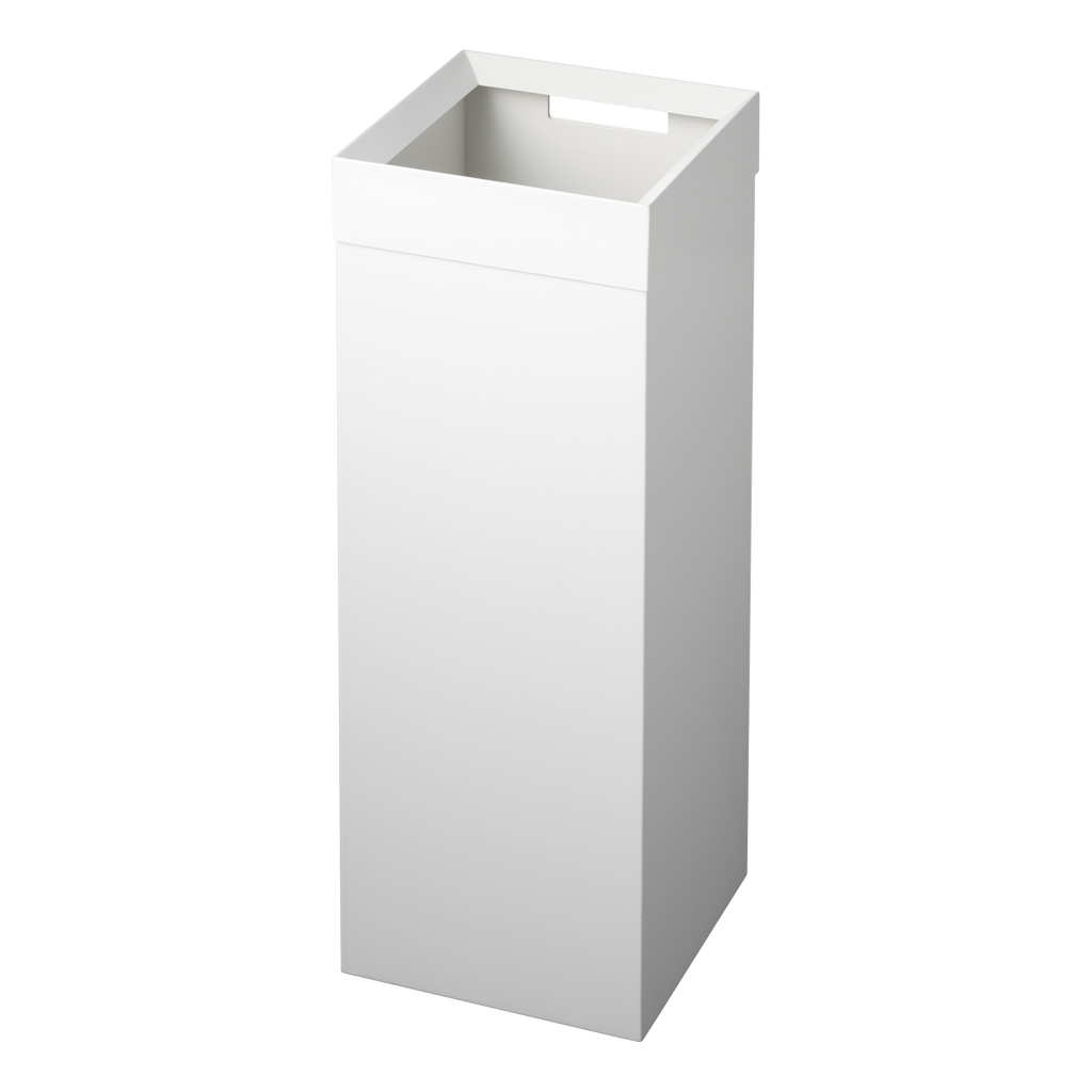 Tower Tall Trash Can White