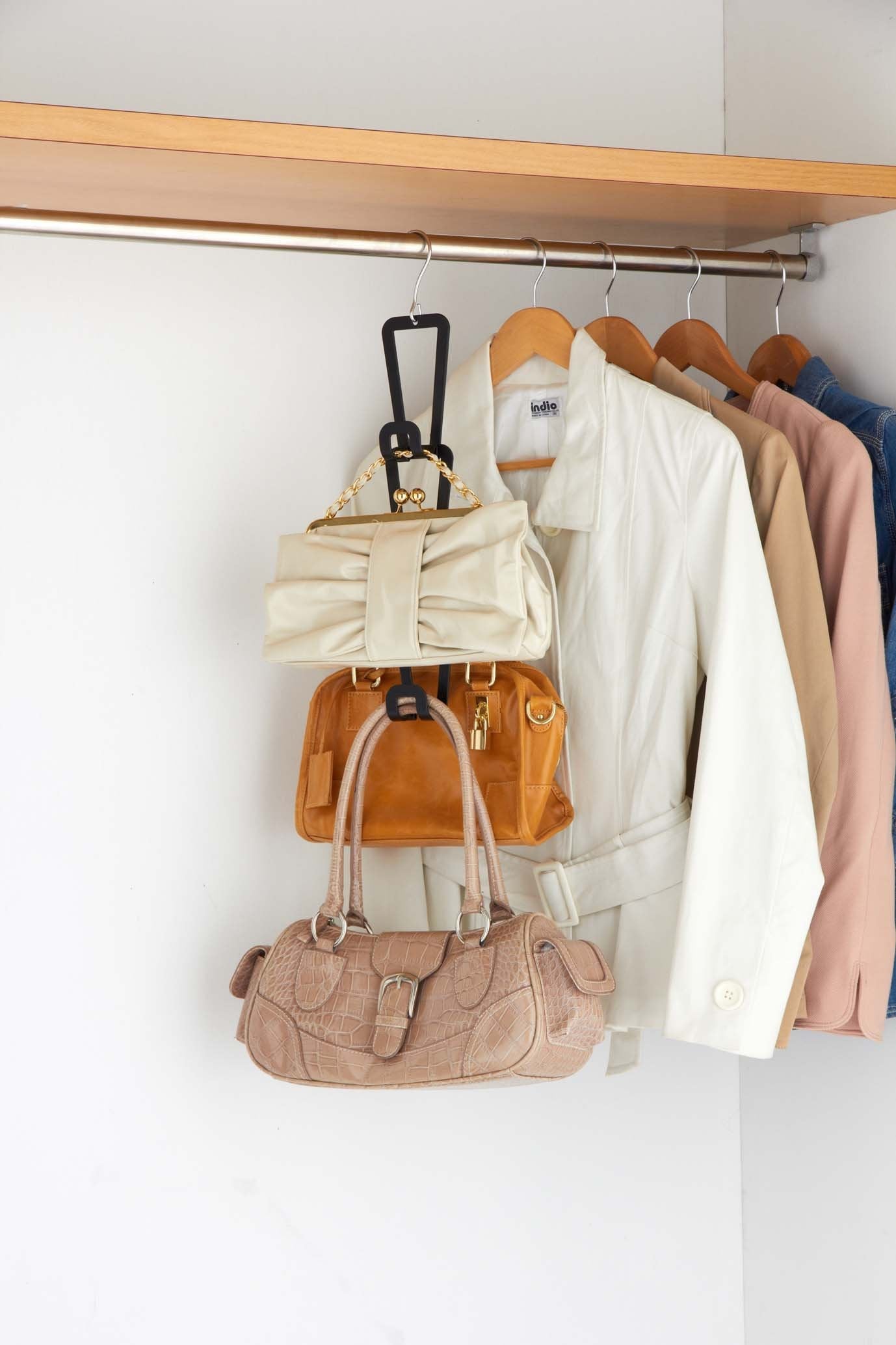 8 Pocket Foldable Multipurpose Hanging Bag Storage Shelf Bag Hanger Closet  Hanger - Kourani Online